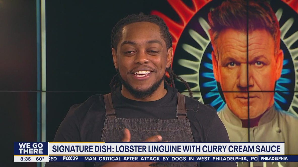 Hell's Kitchen contestant and Philly native whips up his signature dish